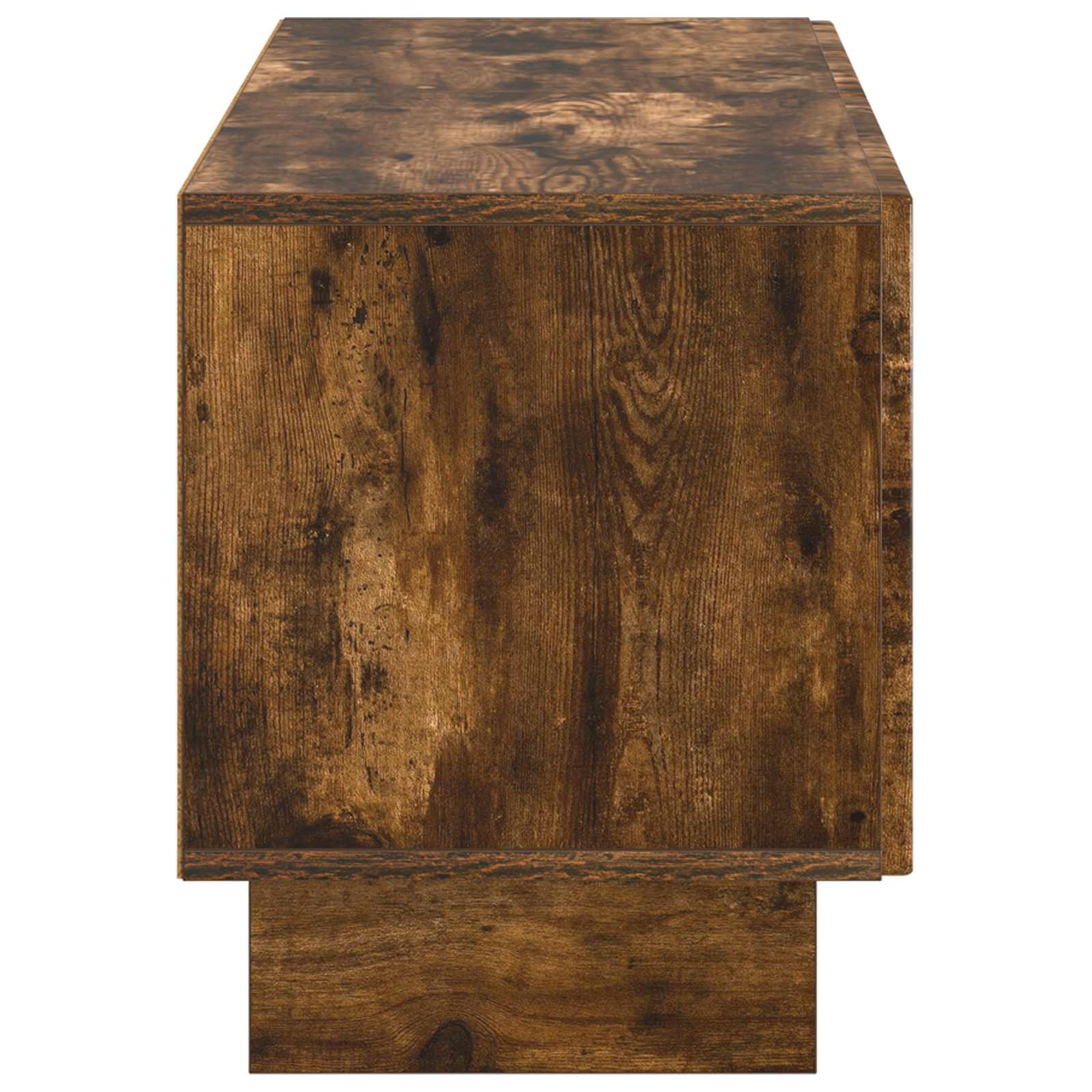 vidaXL TV Cabinet Smoked Oak Engineered Wood 6