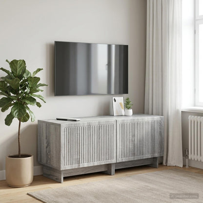 vidaXL TV Cabinet Grey Sonoma Engineered Wood 1
