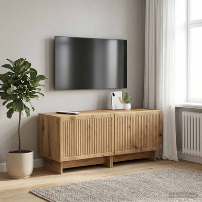 vidaXL TV Cabinet Artisan Oak Engineered Wood 1