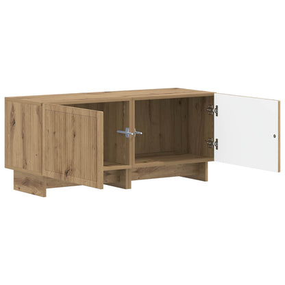 vidaXL TV Cabinet Artisan Oak Engineered Wood 3