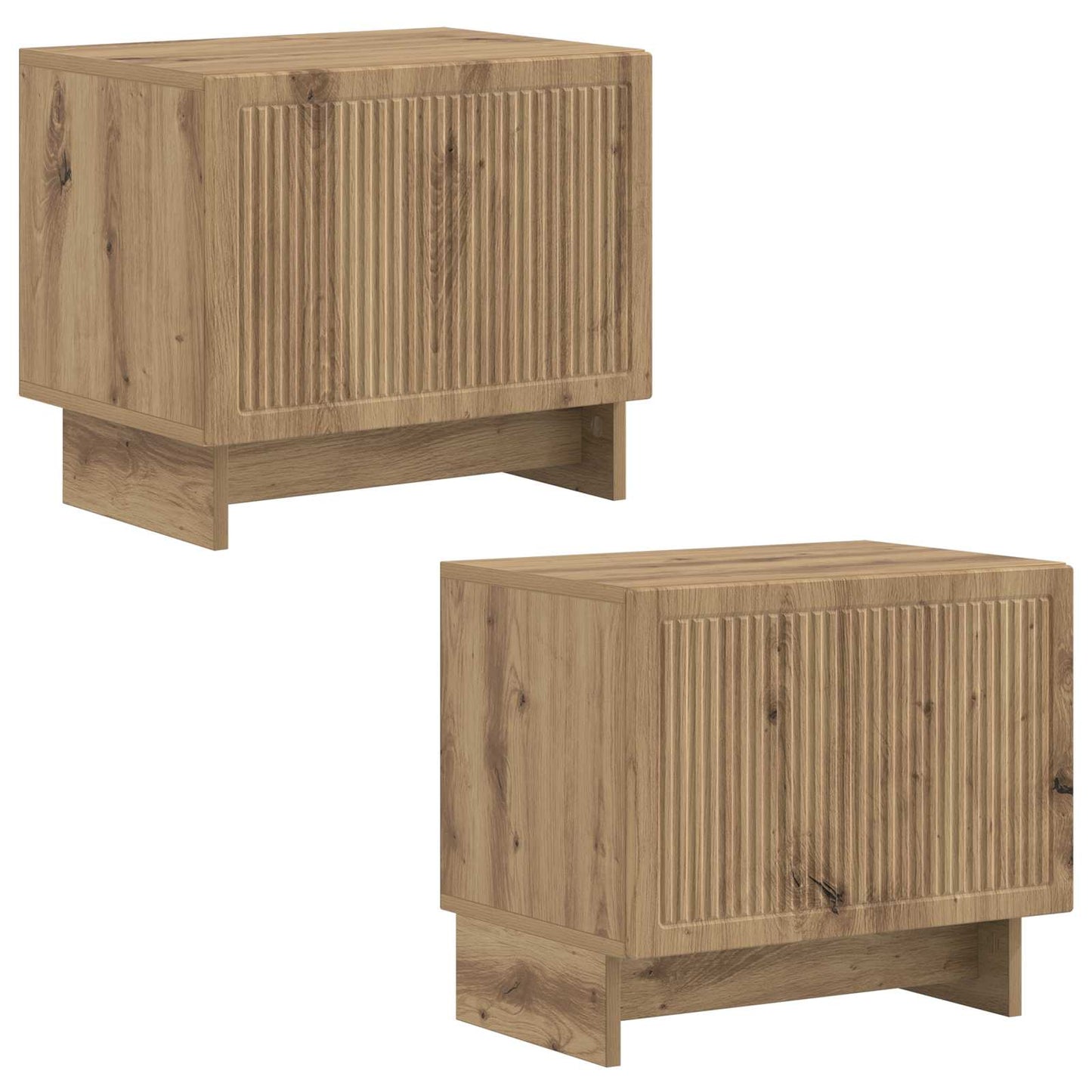 vidaXL TV Cabinet Artisan Oak Engineered Wood 4