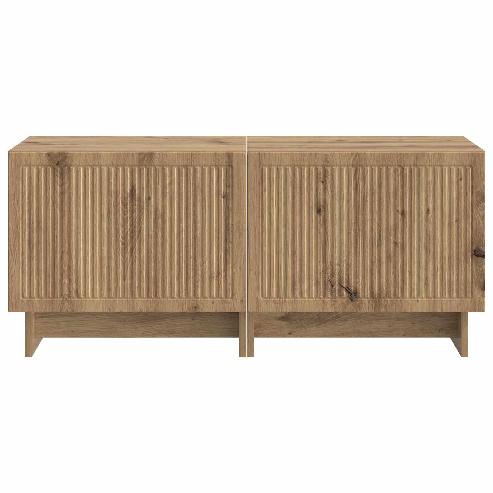 vidaXL TV Cabinet Artisan Oak Engineered Wood 5
