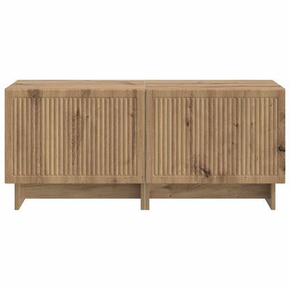 vidaXL TV Cabinet Artisan Oak Engineered Wood 5