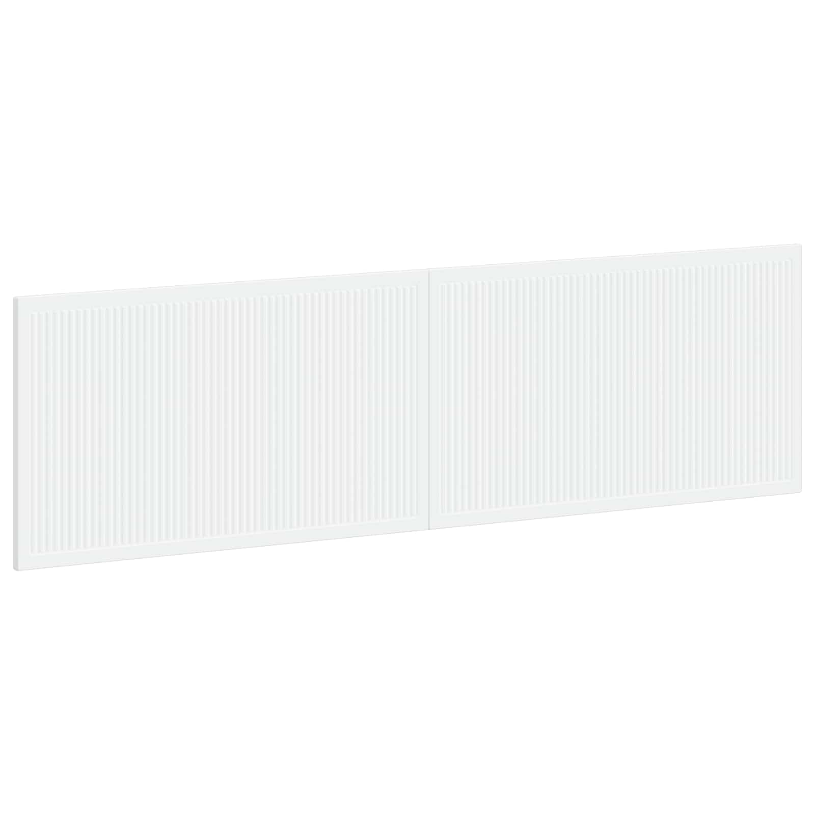 vidaXL Wall-Mounted Headboard EDE White Engineered Wood 2