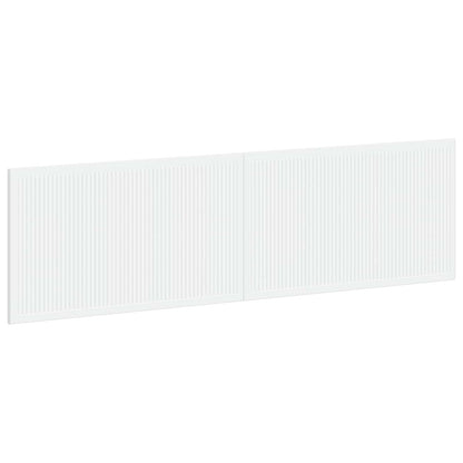 vidaXL Wall-Mounted Headboard EDE White Engineered Wood 2