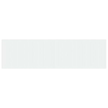 vidaXL Wall-Mounted Headboard EDE White Engineered Wood 3
