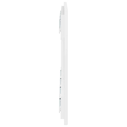 vidaXL Wall-Mounted Headboard EDE White Engineered Wood 4