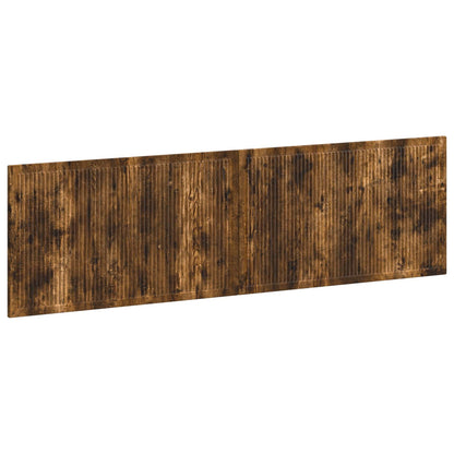 vidaXL Wall-Mounted Headboard EDE Smoked Oak Engineered Wood 2