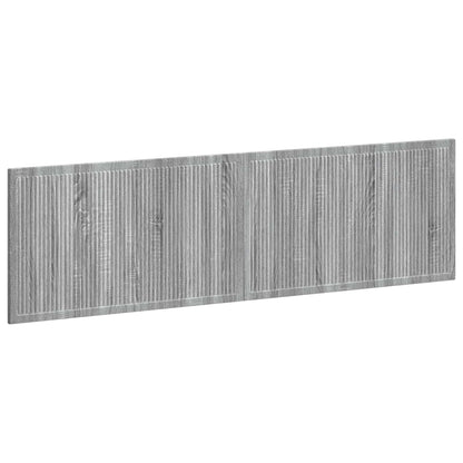 vidaXL Wall-Mounted Headboard EDE Grey Sonoma Engineered Wood 2