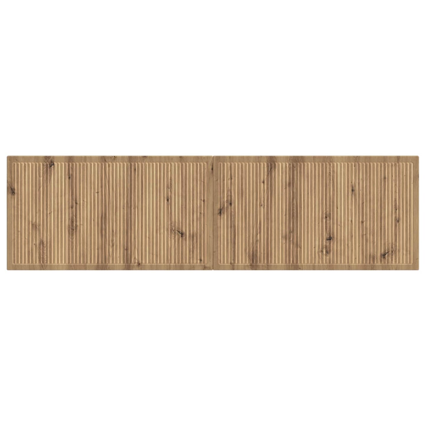 vidaXL Wall-Mounted Headboard EDE Artisan Oak Engineered Wood 3