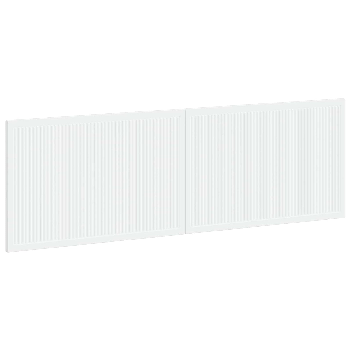 vidaXL Wall-Mounted Headboard EDE White Engineered Wood 2