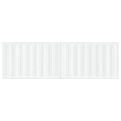 vidaXL Wall-Mounted Headboard EDE White Engineered Wood 3