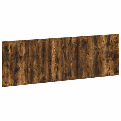 vidaXL Wall-Mounted Headboard EDE Smoked Oak Engineered Wood 2