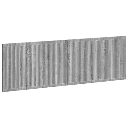 vidaXL Wall-Mounted Headboard EDE Grey Sonoma Engineered Wood 2