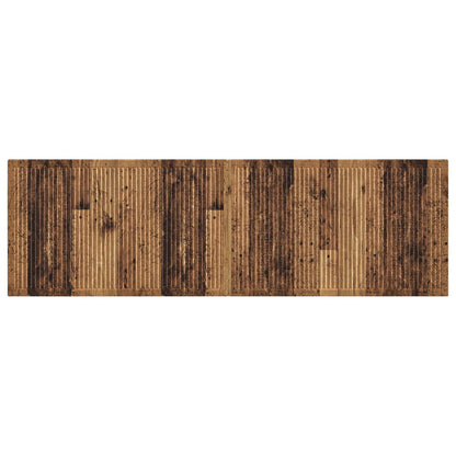 vidaXL Wall-Mounted Headboard EDE Old Wood Engineered Wood 3