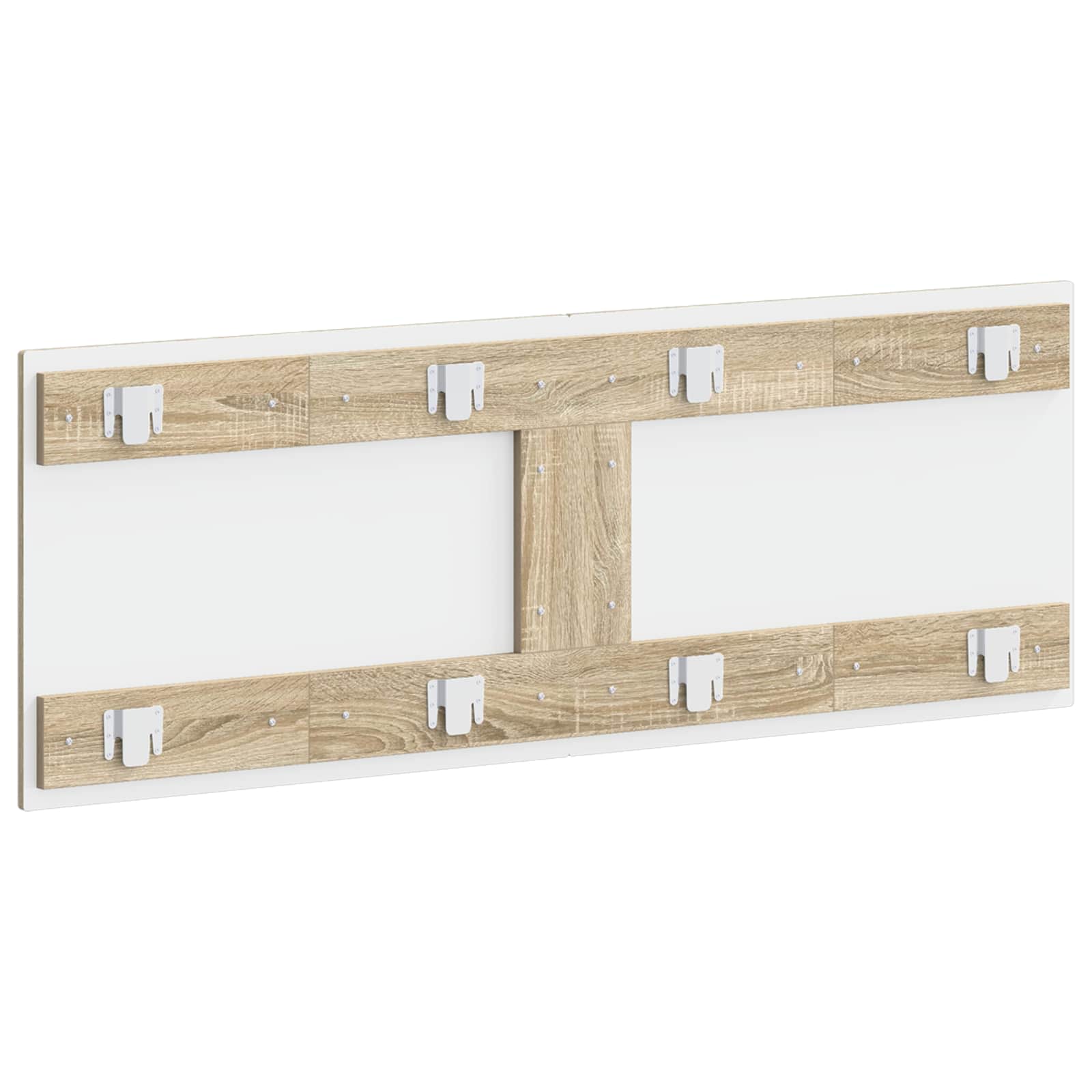 vidaXL Wall-Mounted Headboard EDE Sonoma Oak Engineered Wood 5