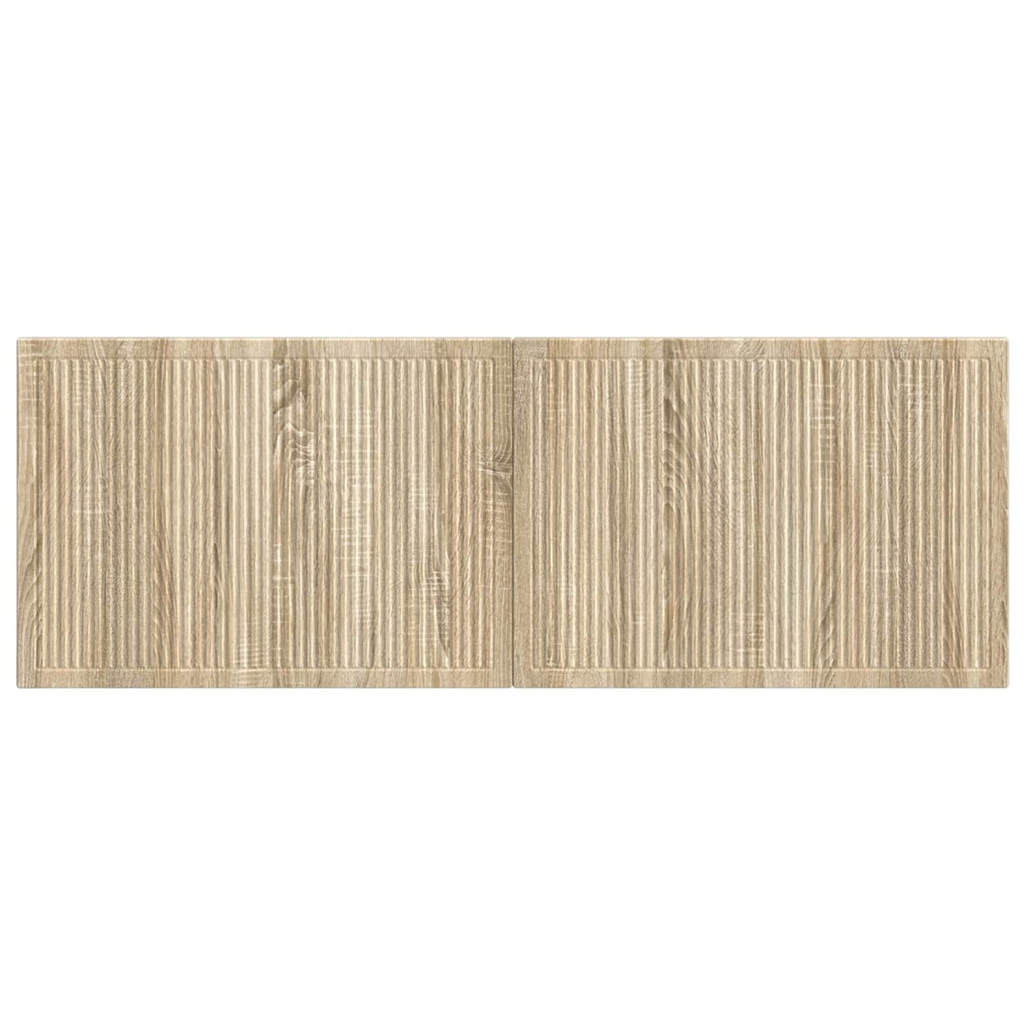 vidaXL Wall-Mounted Headboard EDE Sonoma Oak Engineered Wood 3