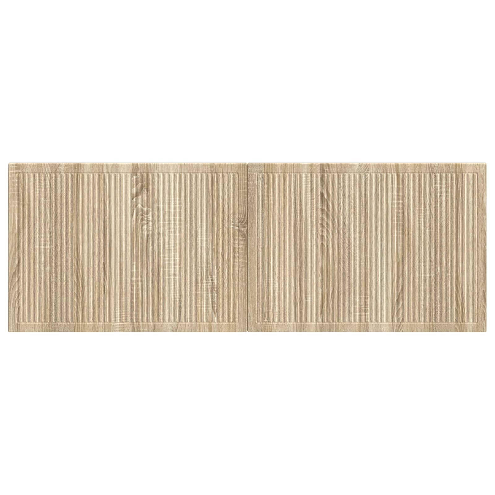 vidaXL Wall-Mounted Headboard EDE Sonoma Oak Engineered Wood 3