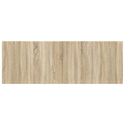 vidaXL Wall-Mounted Headboard EDE Sonoma Oak Engineered Wood 3