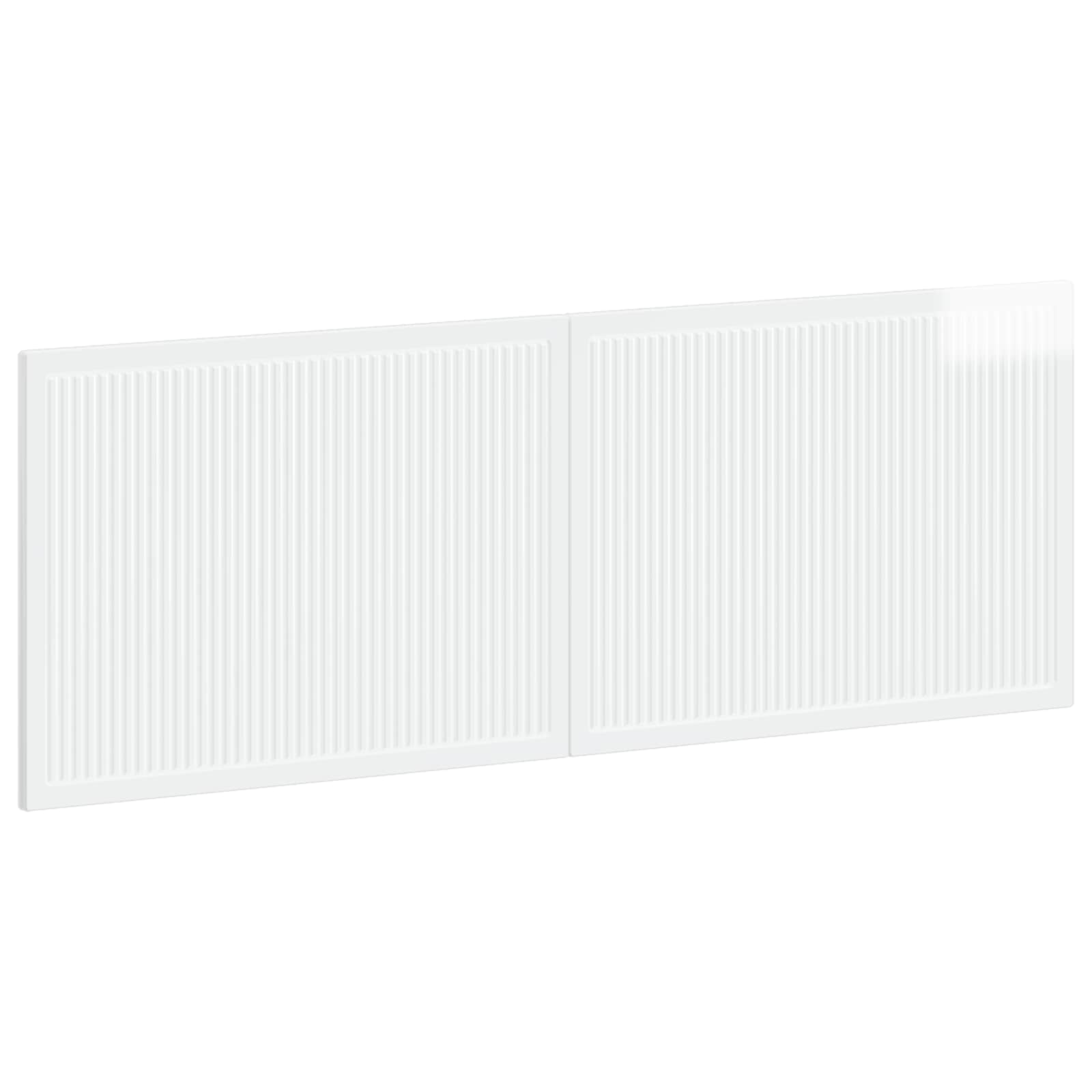 vidaXL Wall-Mounted Headboard EDE High Gloss White Engineered Wood 2