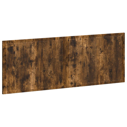vidaXL Wall-Mounted Headboard EDE Smoked Oak Engineered Wood 2