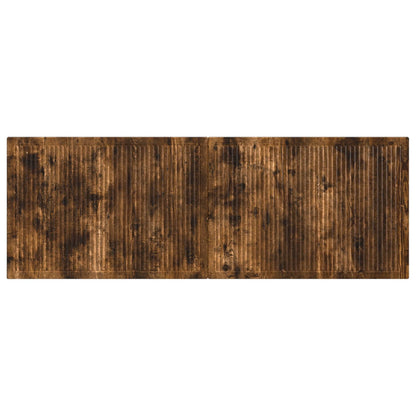 vidaXL Wall-Mounted Headboard EDE Smoked Oak Engineered Wood 3