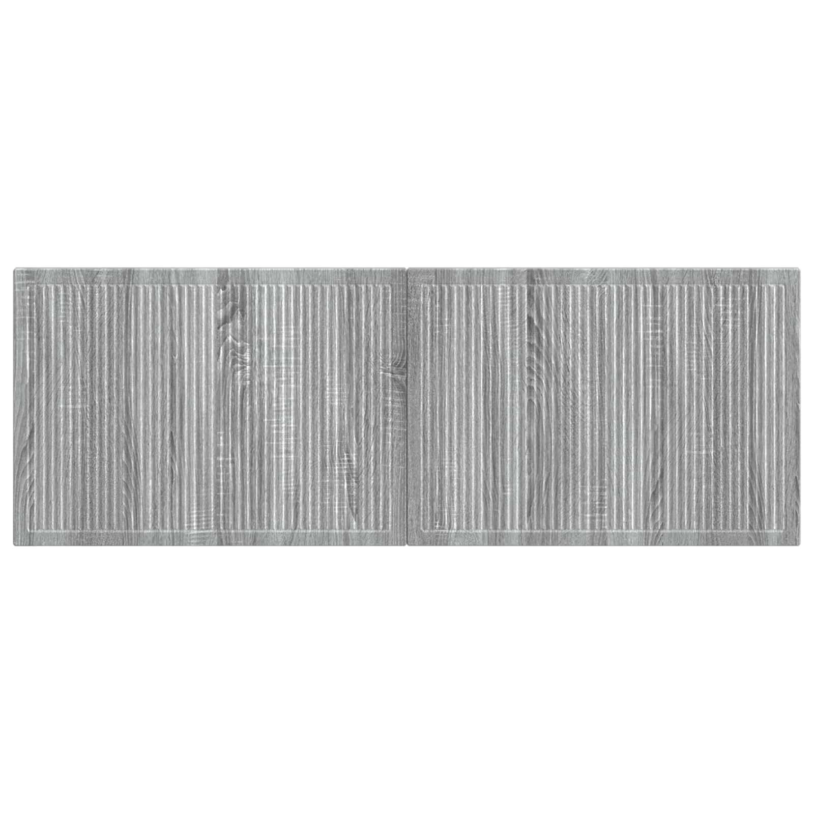vidaXL Wall-Mounted Headboard EDE Grey Sonoma Engineered Wood 3