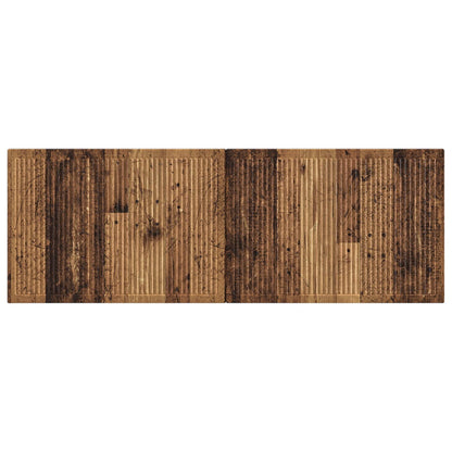 vidaXL Wall-Mounted Headboard EDE Old Wood Engineered Wood 3