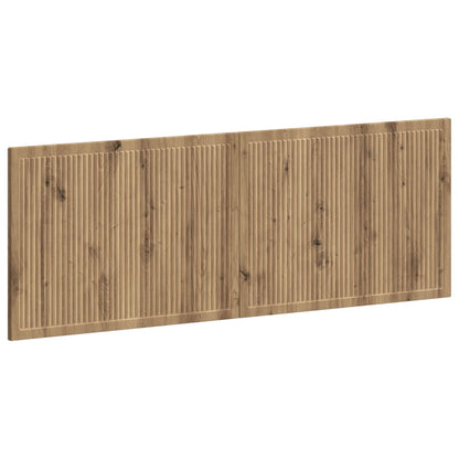 vidaXL Wall-Mounted Headboard EDE Artisan Oak Engineered Wood 2