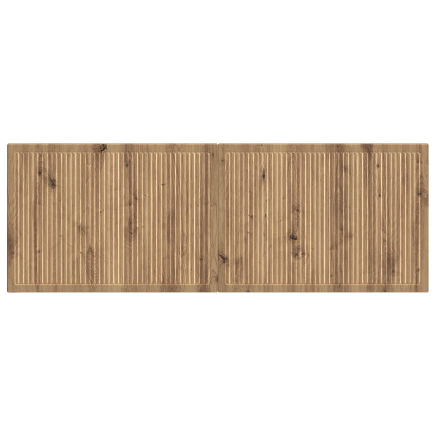 vidaXL Wall-Mounted Headboard EDE Artisan Oak Engineered Wood 3
