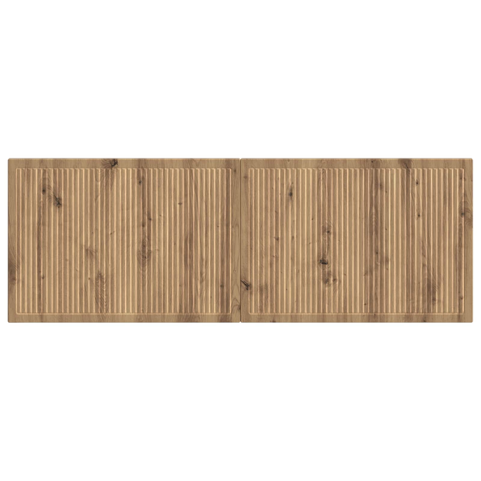 vidaXL Wall-Mounted Headboard EDE Artisan Oak Engineered Wood 3
