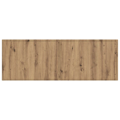 vidaXL Wall-Mounted Headboard EDE Artisan Oak Engineered Wood 3
