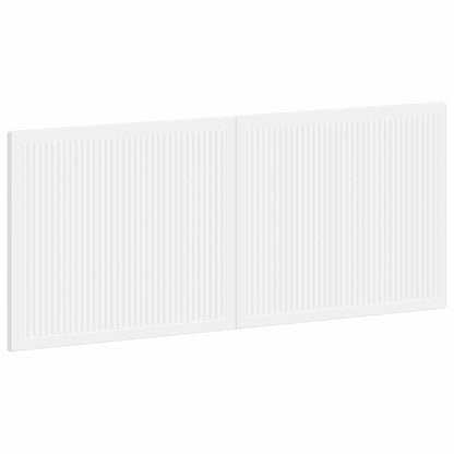 vidaXL Wall-Mounted Headboard EDE White Engineered Wood 2