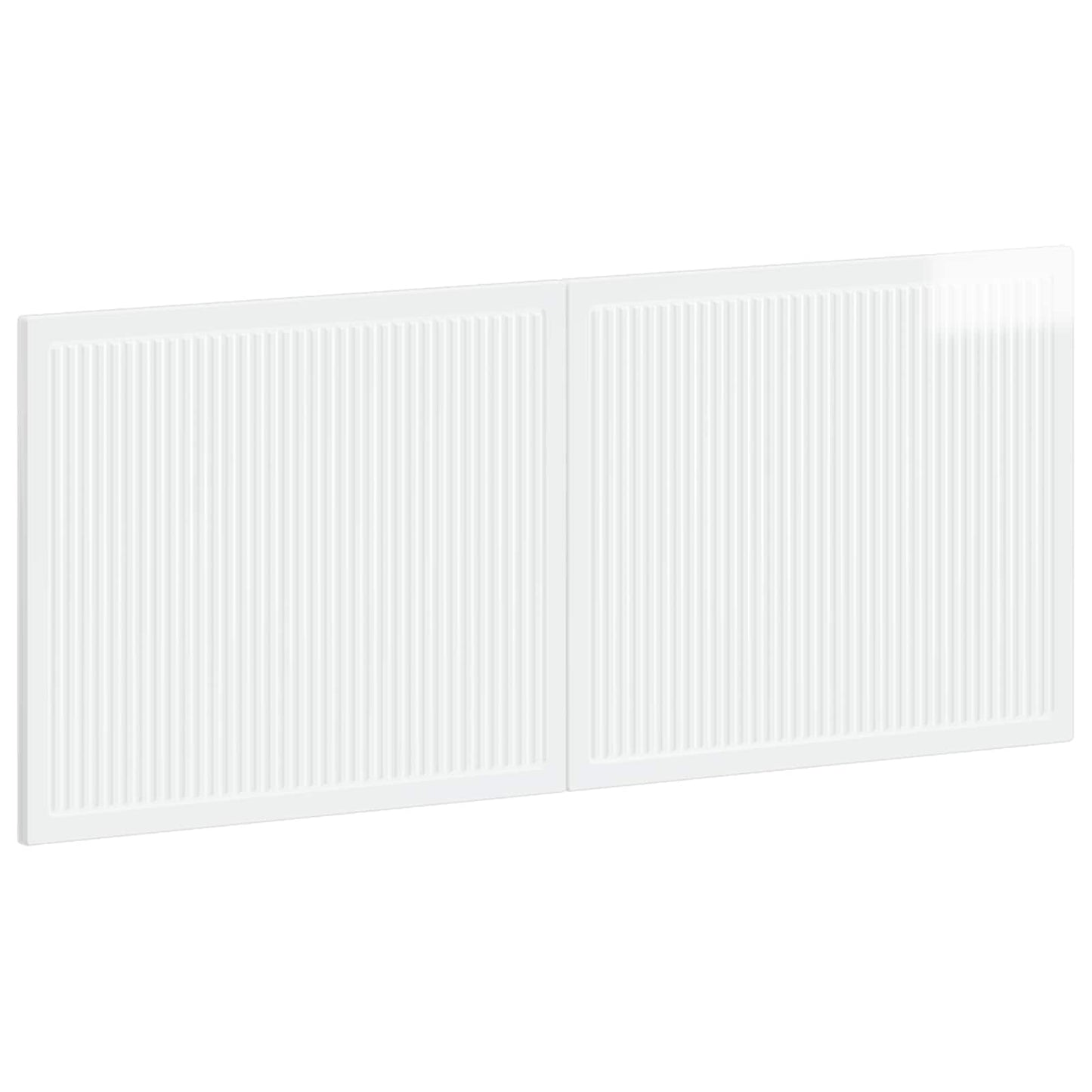vidaXL Wall-Mounted Headboard EDE High Gloss White Engineered Wood 2