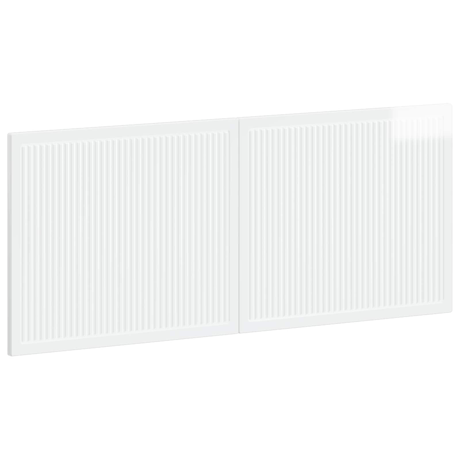 vidaXL Wall-Mounted Headboard EDE High Gloss White Engineered Wood 2