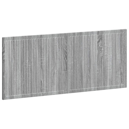 vidaXL Wall-Mounted Headboard EDE Grey Sonoma Engineered Wood 2