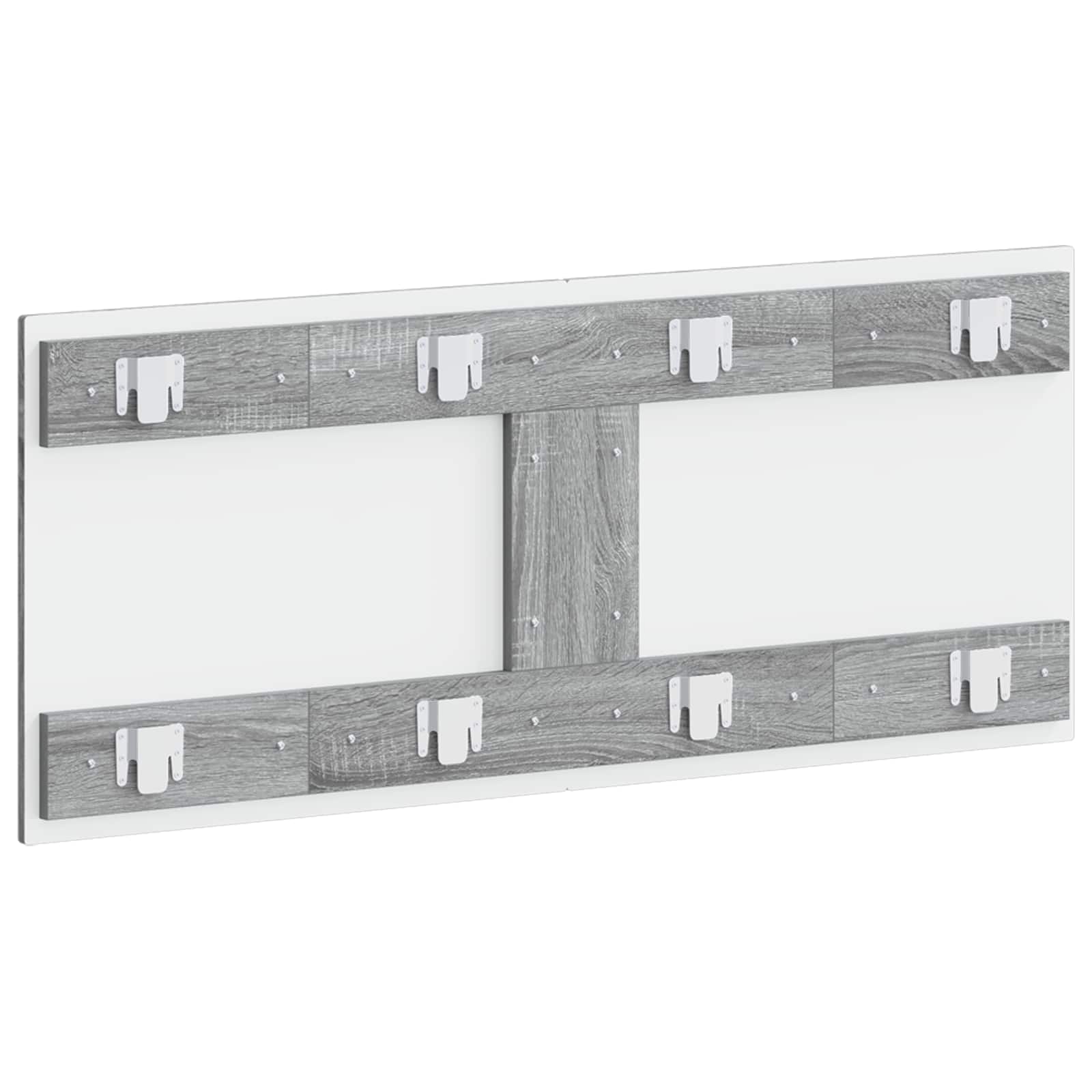 vidaXL Wall-Mounted Headboard EDE Grey Sonoma Engineered Wood 5