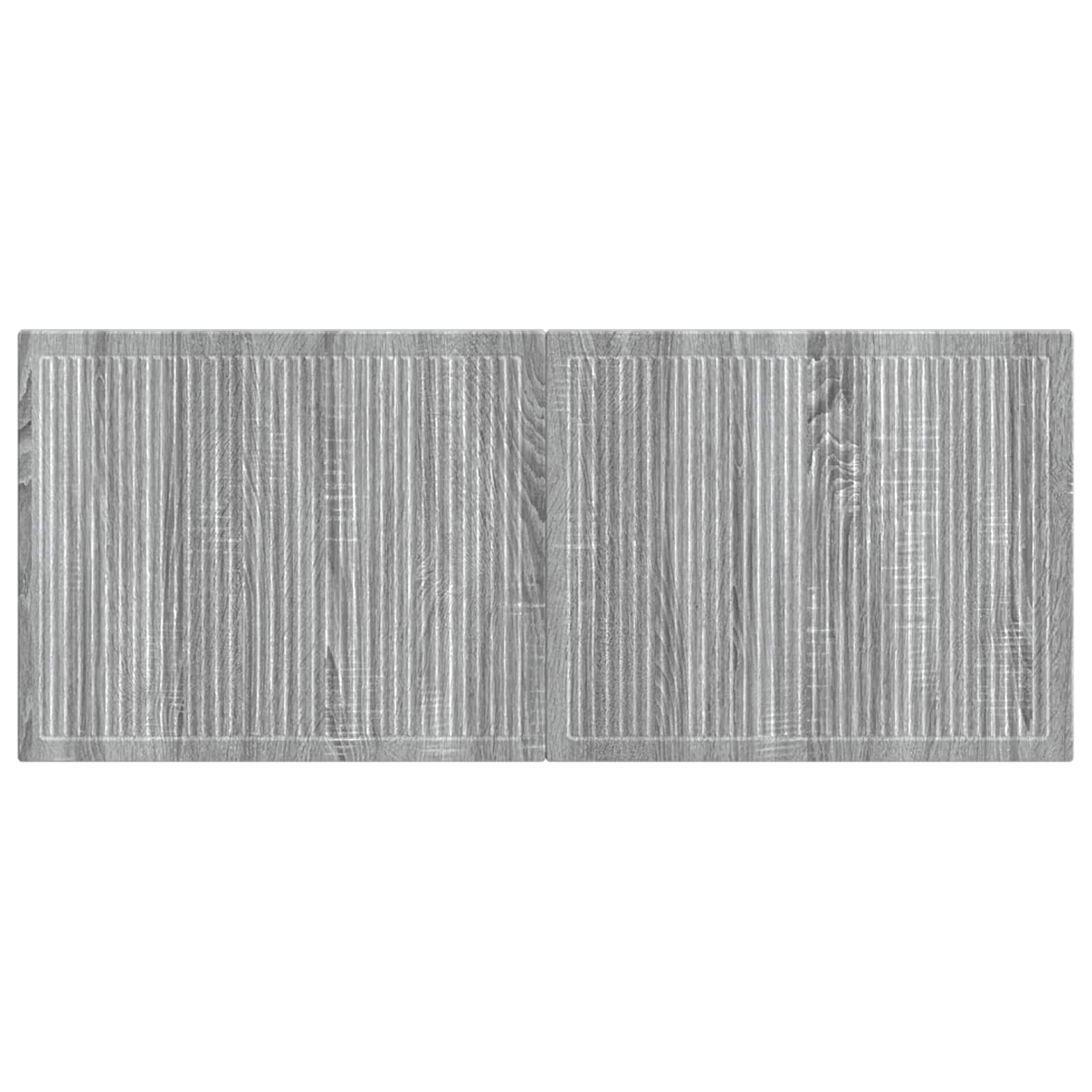 vidaXL Wall-Mounted Headboard EDE Grey Sonoma Engineered Wood 3