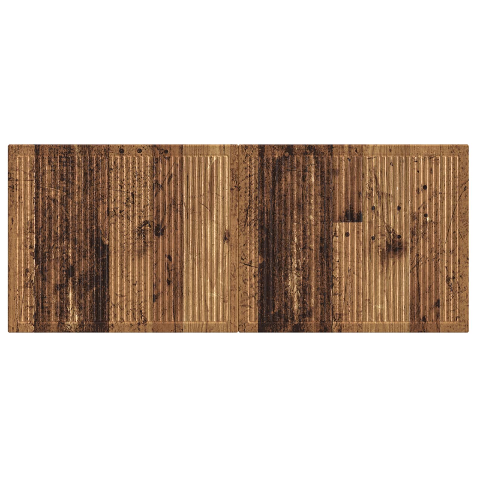 vidaXL Wall-Mounted Headboard EDE Old Wood Engineered Wood 3
