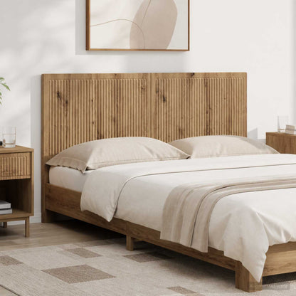 vidaXL Wall-Mounted Headboard EDE Artisan Oak Engineered Wood 1