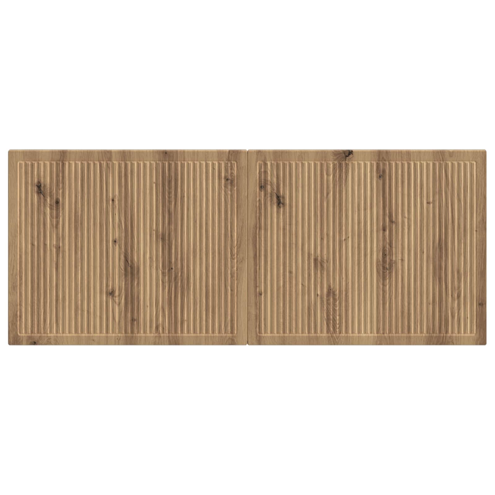 vidaXL Wall-Mounted Headboard EDE Artisan Oak Engineered Wood 3