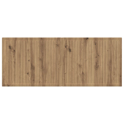 vidaXL Wall-Mounted Headboard EDE Artisan Oak Engineered Wood 3