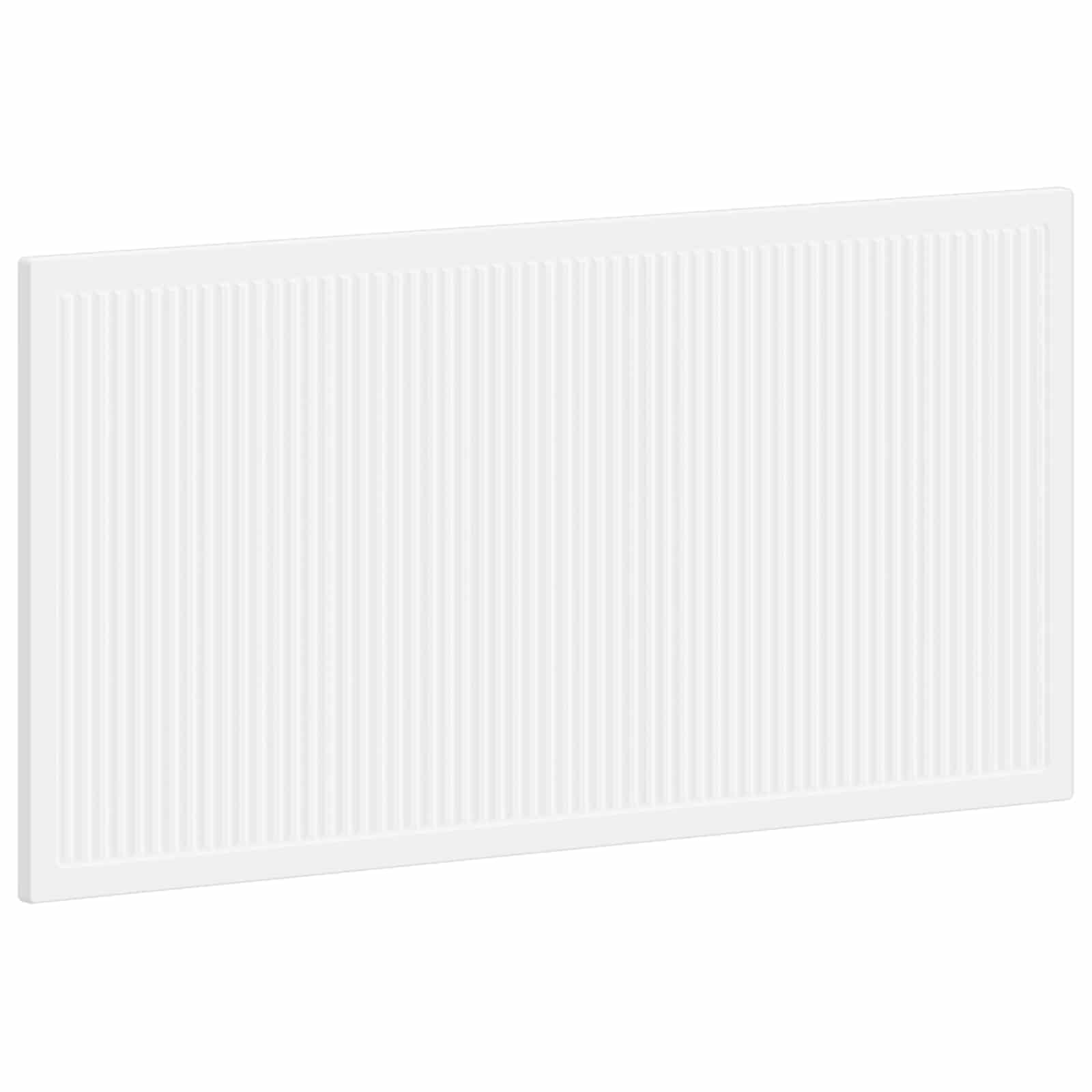 vidaXL Wall-Mounted Headboard EDE White Engineered Wood 2