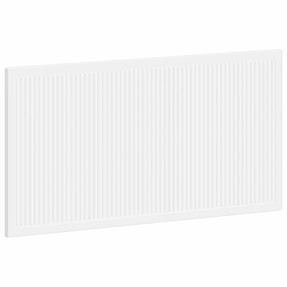 vidaXL Wall-Mounted Headboard EDE White Engineered Wood 2