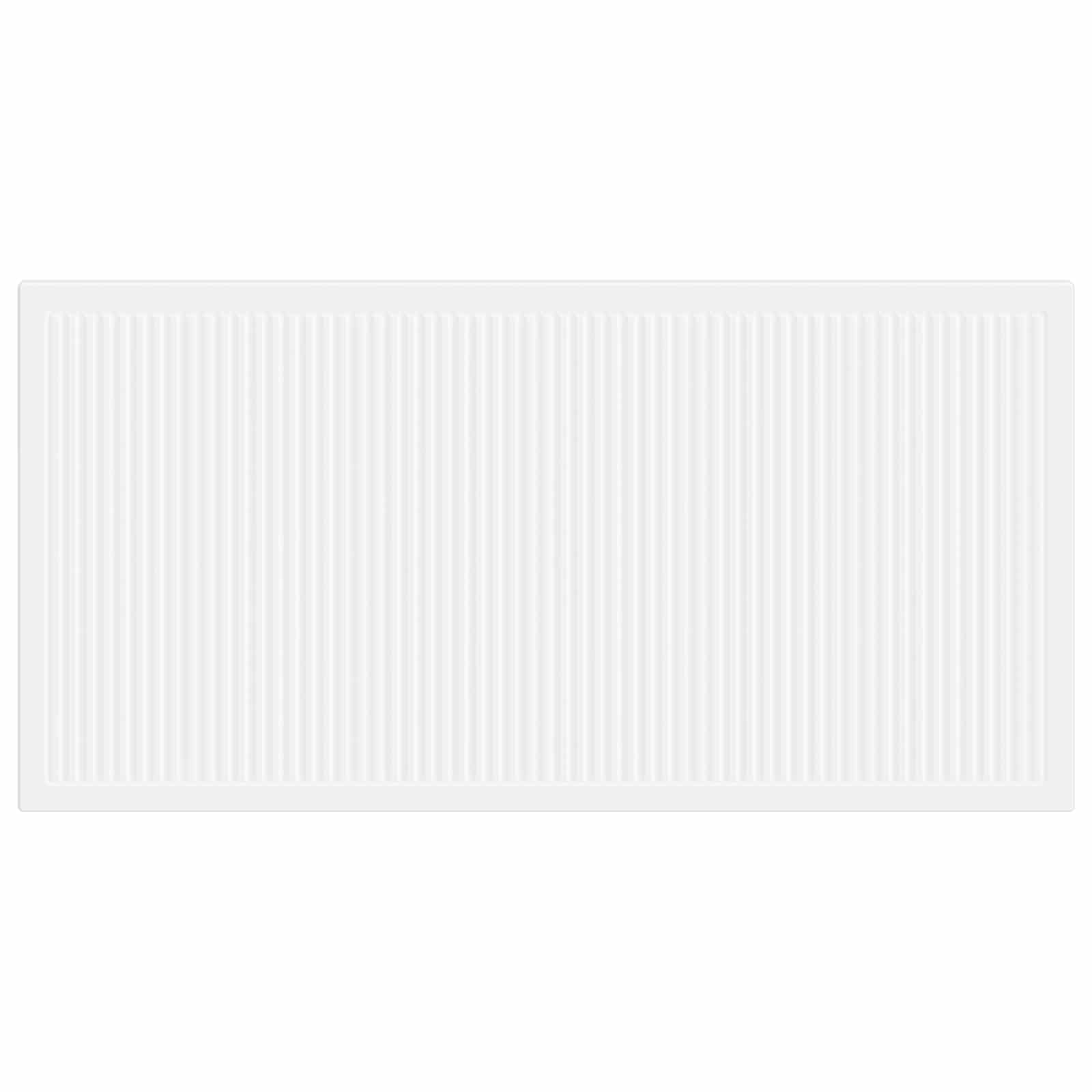 vidaXL Wall-Mounted Headboard EDE White Engineered Wood 3