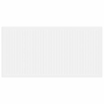 vidaXL Wall-Mounted Headboard EDE White Engineered Wood 3