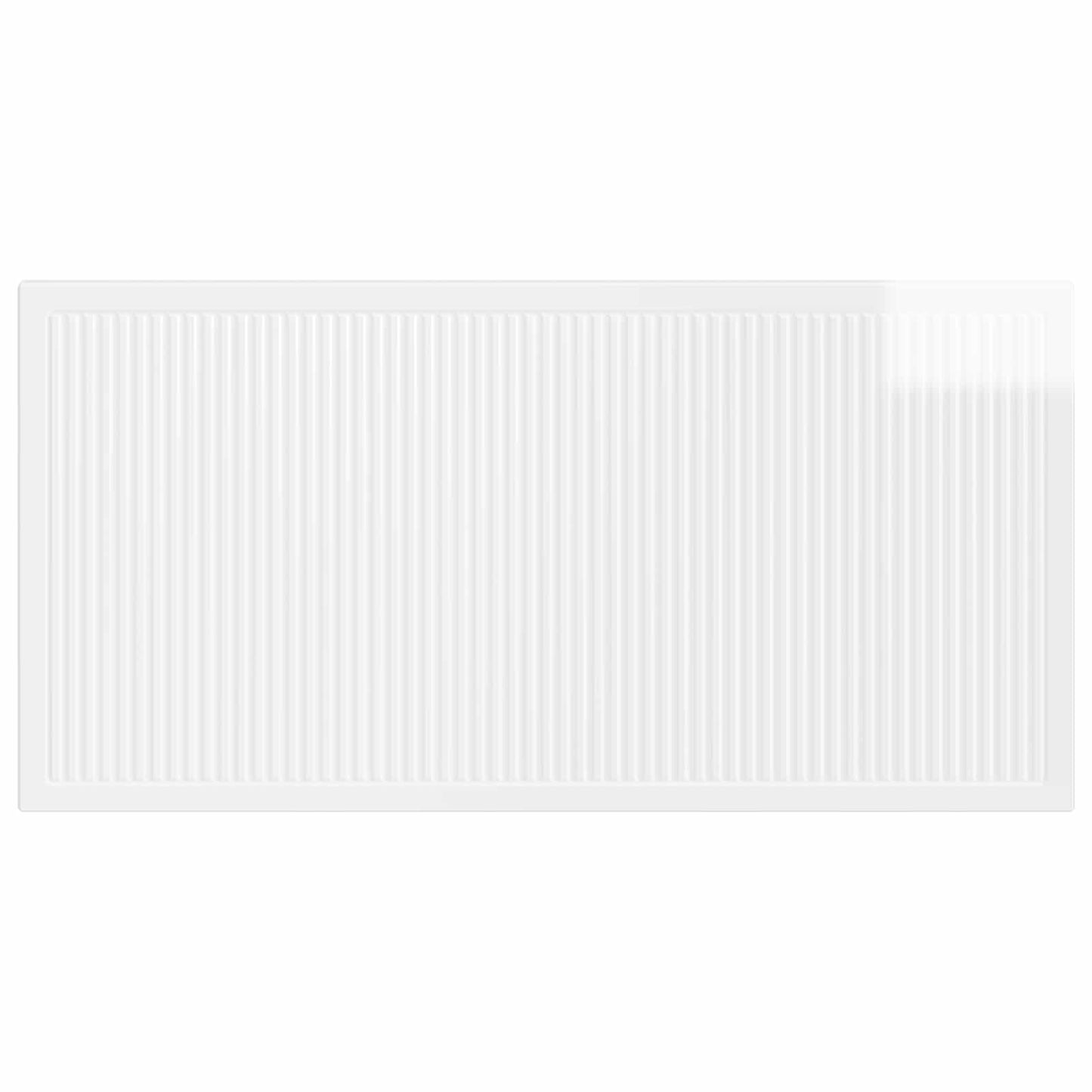 vidaXL Wall-Mounted Headboard EDE High Gloss White Engineered Wood 3