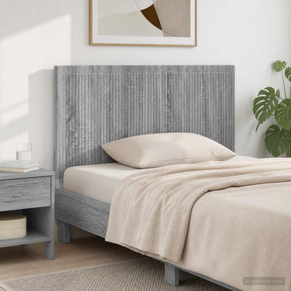 vidaXL Wall-Mounted Headboard EDE Grey Sonoma Engineered Wood 1