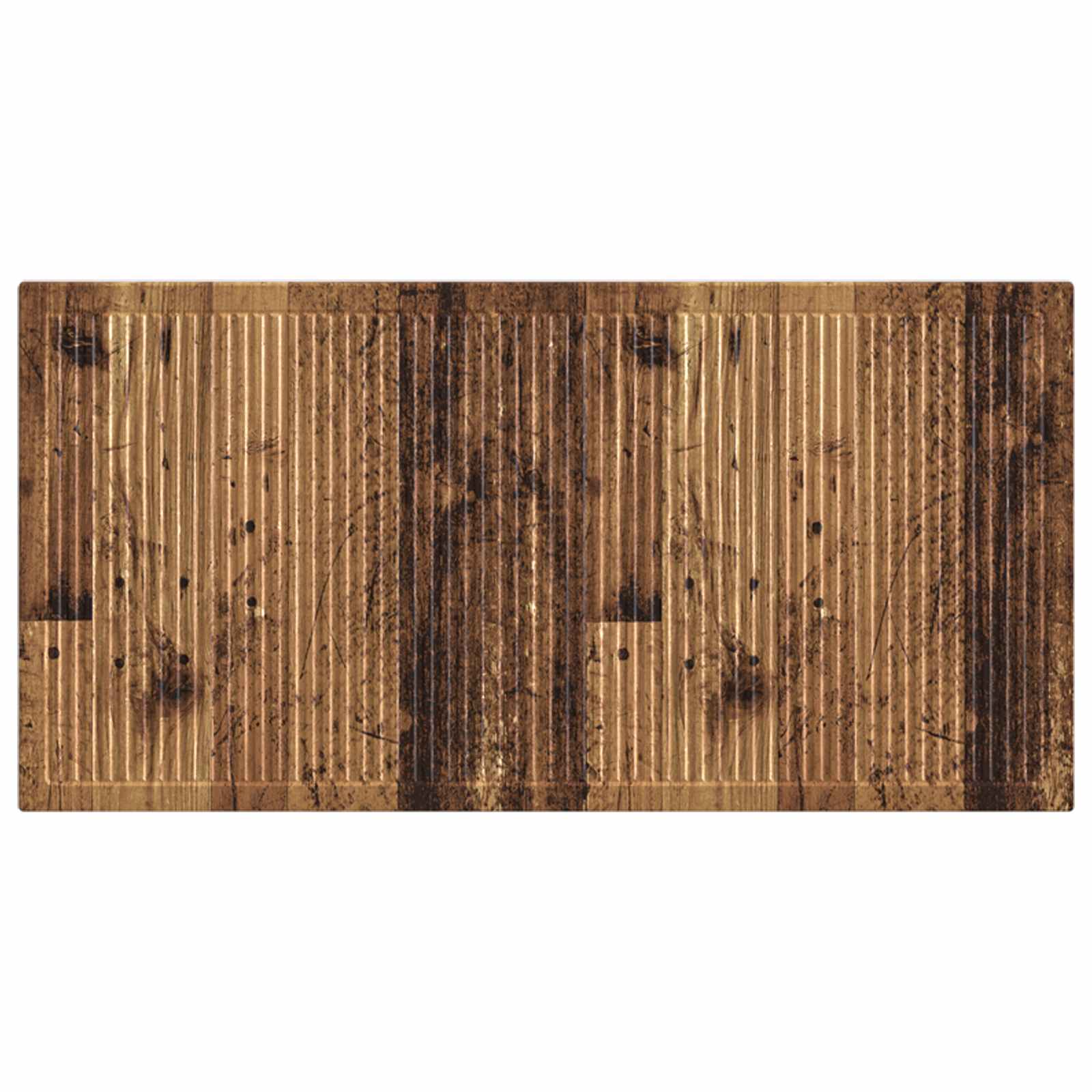vidaXL Wall-Mounted Headboard EDE Old Wood Engineered Wood 3