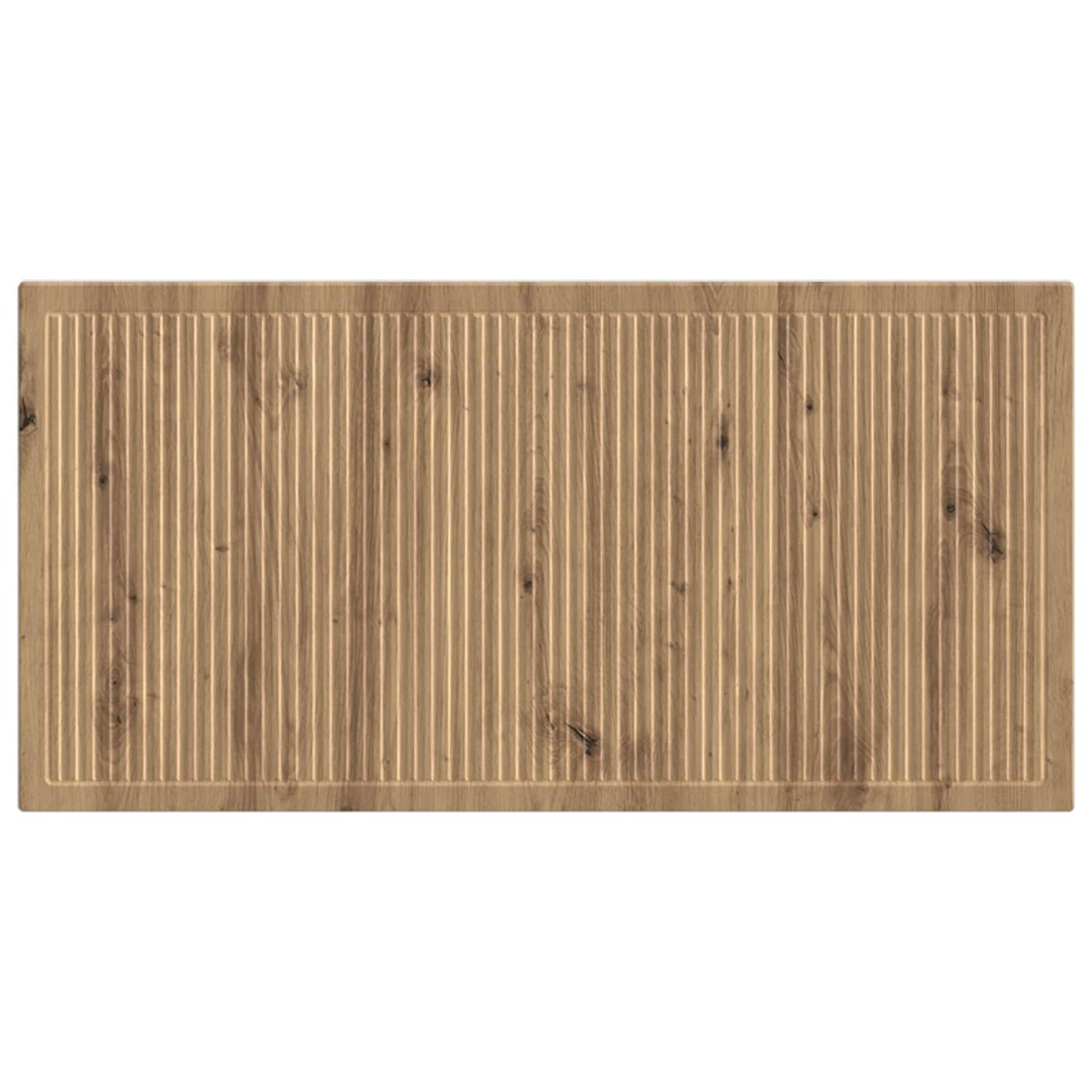 vidaXL Wall-Mounted Headboard EDE Artisan Oak Engineered Wood 3